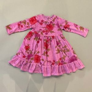 Stamp purple floral dress size 4T